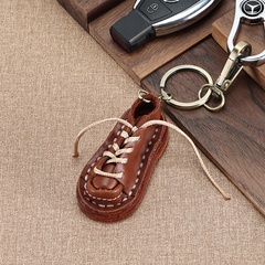 Fashion Shoe Pu Leather Patchwork Unisex Keychain 1 Piece
