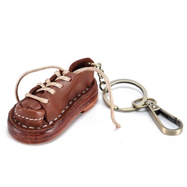 Fashion Shoe Pu Leather Patchwork Unisex Keychain 1 Piecepicture13