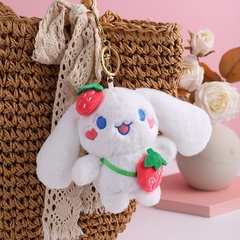 Korean Style Rabbit Plush Sewing Women'S Keychain 1 Piece