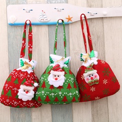 Christmas Cute Christmas Tree Santa Claus Flannel Party Gift Wrapping Supplies 1 Piece