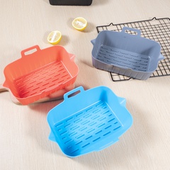 Simple Style Solid Color Silica Gel Baking Pan (Tray) 1 Piece