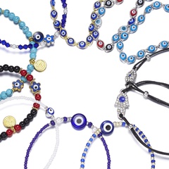 Fashion Glasses Alloy Seed Bead Beaded Women'S Bracelets 1 Piece