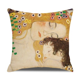 Fashion Oil Painting Linen Pillow Casespicture25