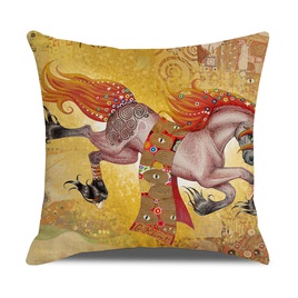 Fashion Oil Painting Linen Pillow Casespicture28