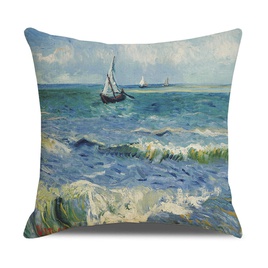 Fashion Oil Painting Linen Pillow Casespicture15