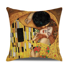 Fashion Oil Painting Linen Pillow Casespicture26