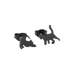 Fashion Cat Titanium Steel Plating Earrings 1 Pairpicture10