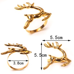 Christmas Fashion Animal Stainless Steel Napkin ring 1 Piecepicture8