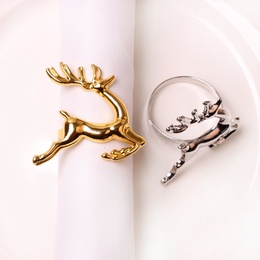 Christmas Fashion Animal Stainless Steel Napkin ring 1 Piecepicture7