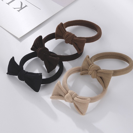 Simple Style Bow Knot Cloth Hair Tie's discount tags