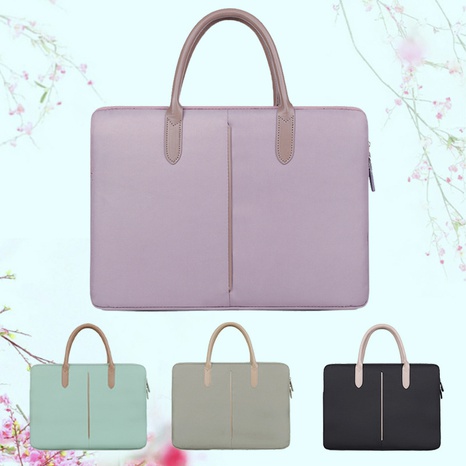 Women'S Basic Solid Color Nylon Waterproof Briefcases's discount tags
