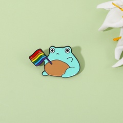 Cartoon Style Frog Alloy Plating Unisex Brooches