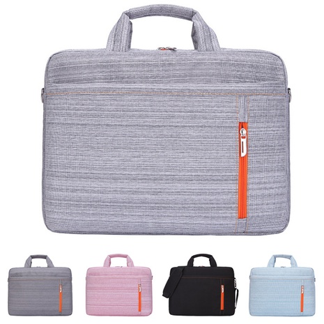 Unisex Fashion Solid Color Polyester Waterproof Briefcases's discount tags