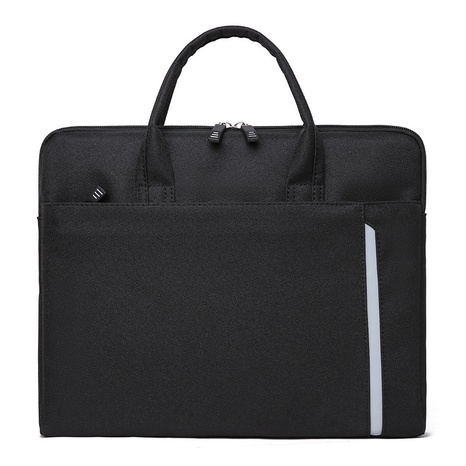 Unisex Business Solid Color Nylon Waterproof Briefcases's discount tags