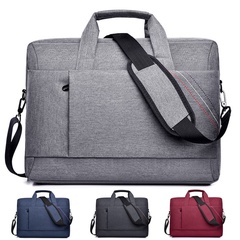 Unisex Basic Solid Color Oxford Cloth Waterproof Briefcases