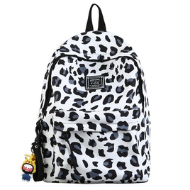 Korean leopard print backpack allmatch light travel small backpackpicture74