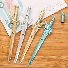Creative Cartoon Sword Shape Gel Pen Cute Student Stationery Wholesale