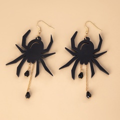Exaggerated Spider Arylic Women'S Ear hook 1 Pair