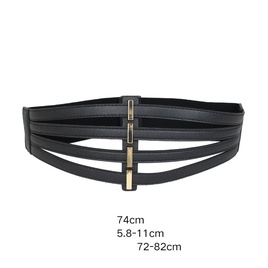 Fashion Solid Color Pu Leather Buckle WomenS Leather Belts 1 Piecepicture15