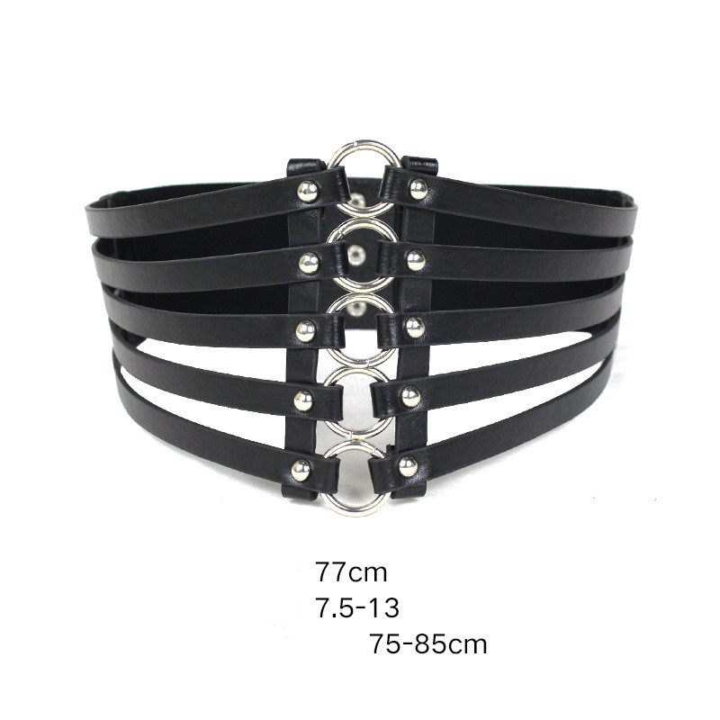 Fashion Solid Color Pu Leather Buckle WomenS Leather Belts 1 Piecepicture4