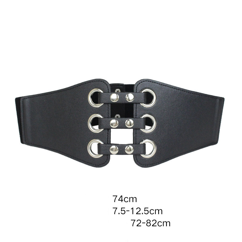 Fashion Solid Color Pu Leather Buckle WomenS Leather Belts 1 Piecepicture5