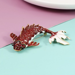 Retro Fish Alloy Enamel WomenS Brooches 1 Piecepicture8