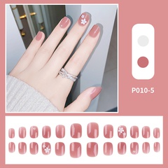 Simple Style Geometric Resin Nail Patches 1 Set