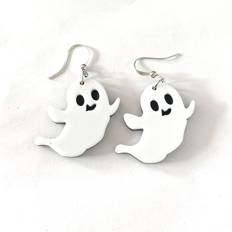 Funny ghost Arylic Women'S Drop Earrings 1 Pair's discount tags