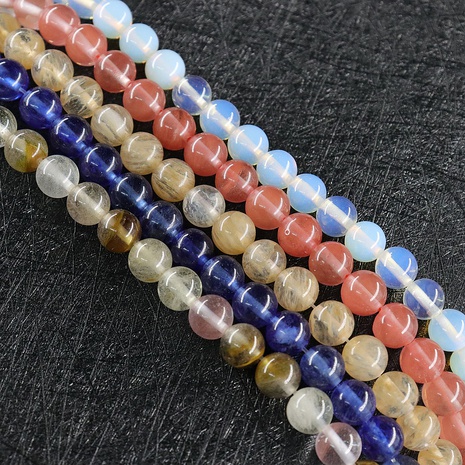 Simple Style Color Block Mixed materials Polishing Beaded 1 Set's discount tags