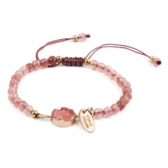 Einfacher Stil Einfarbig Stein Perlen Frau Armbänder 1 Stück