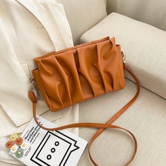 Women'S Small PU Leather Solid Color Fashion Square Flip Cover Square Bag