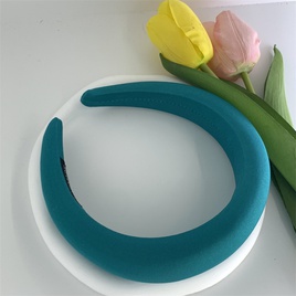 Simple Style Solid Color Sponge Hair Band 1 Piecepicture16