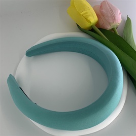 Simple Style Solid Color Sponge Hair Band 1 Piecepicture13