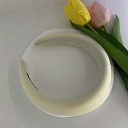 Simple Style Solid Color Sponge Hair Band 1 Piecepicture9