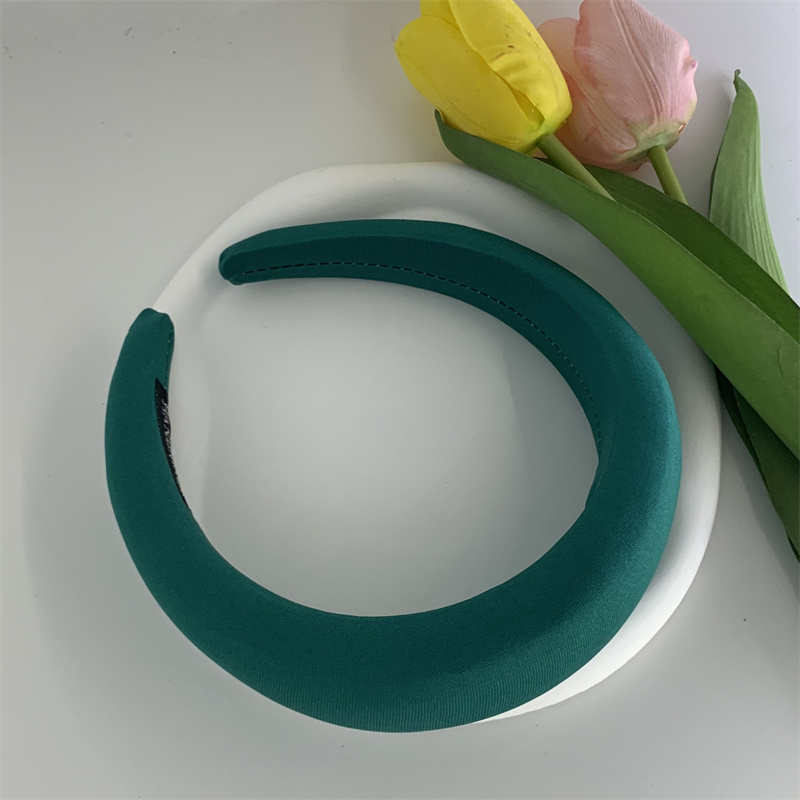 Simple Style Solid Color Sponge Hair Band 1 Piecepicture3