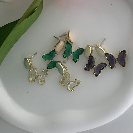 Simple Style Butterfly Alloy Women'S Drop Earrings 1 Pair's discount tags