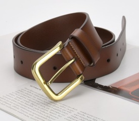 Fashion Solid Color Leather Buckle Women'S Leather Belts 1 Piece