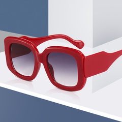 Fashion Color Block Pc Square Full Frame Women's Sunglasses
