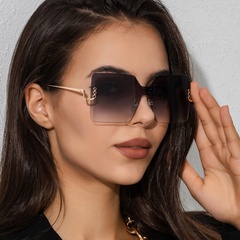 Fashion Solid Color Pc Square Frameless Women's Sunglasses