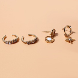 Fashion Geometric Star Alloy Rhinestones WomenS Drop Earrings 1 Setpicture10