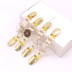 Simple Style Flower Spider Butterfly Imitation Pearl Inlay Rhinestones Pearl Women'S Brooches 1 Piece