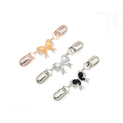 Simple Style Bow Knot Alloy Inlay Rhinestones Women'S Brooches 1 Piece