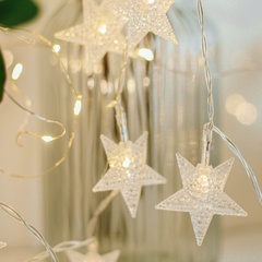 Christmas Romantic Star Plastic Party String Lights 1 Set