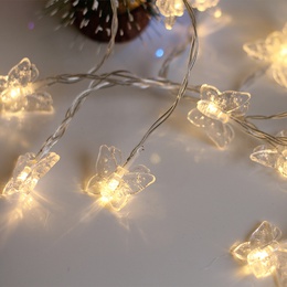 Christmas Romantic Star Butterfly Elk Plastic Party String Lights 1 Setpicture7