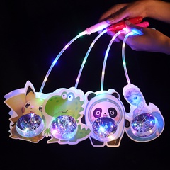 New Mid-Autumn Festival Lantern Kindergarten Festive Lantern DIY Handmade Luminous Toy Children Cartoon Flash Portable Lantern
