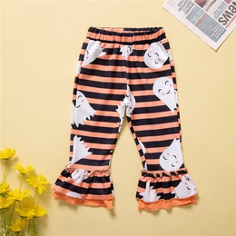 Halloween Fashion Stripe Polyester Girls Clothing Setspicture10
