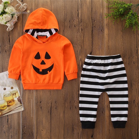 Halloween Fashion Solid Color Polyester Boys Clothing Sets's discount tags