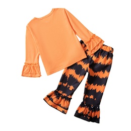 Halloween Fashion Letter Polyester Girls Clothing Setspicture7