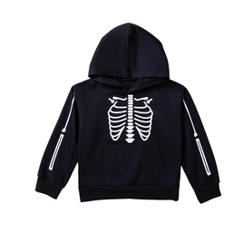 Halloween Fashion Skeleton Polyester Hoodies  Knitwearspicture11