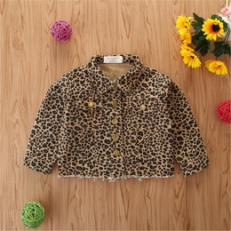Fashion Leopard Polyester Girls Outerwearpicture9